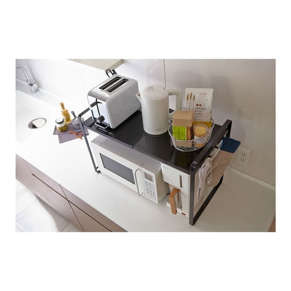 Scaffale da cucina regolabile nero Tower - YAMAZAKI-image-4