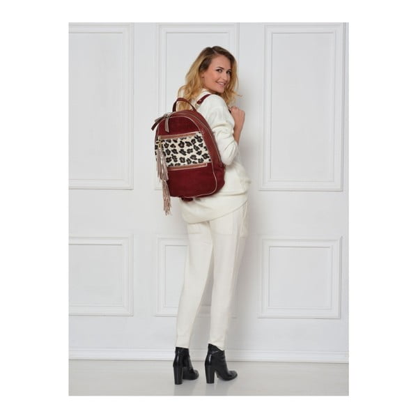 Batoh Carla Ferreri Bordeaux-image-1