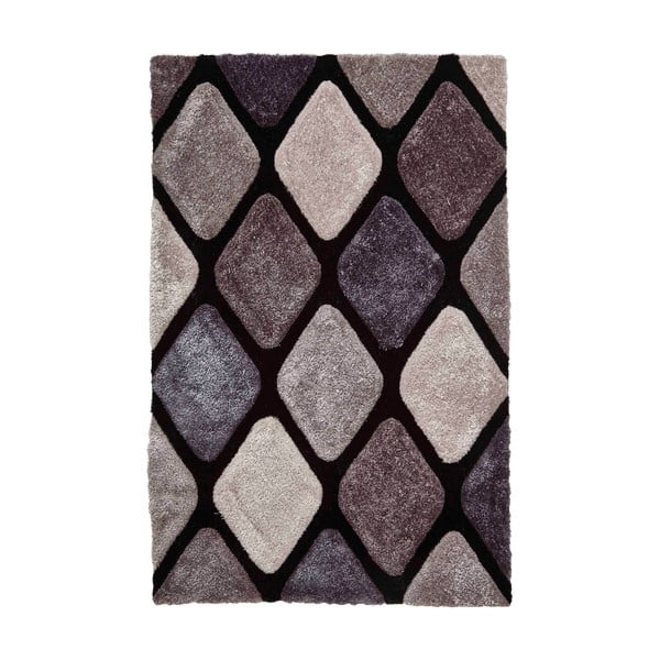 Tappeto Noble House a scacchi grigio, 150 x 230 cm - Think Rugs