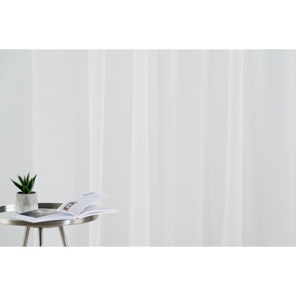 Tenda sottile beige in voile 140x245 cm Crush – Mendola Fabrics-image-1