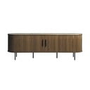 Mobile TV marrone con effetto rovere 180x56x45 cm Nola – Unique Furniture