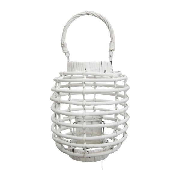 Lanterna in rattan Rope Grande, altezza 32 cm - Mauro Ferretti