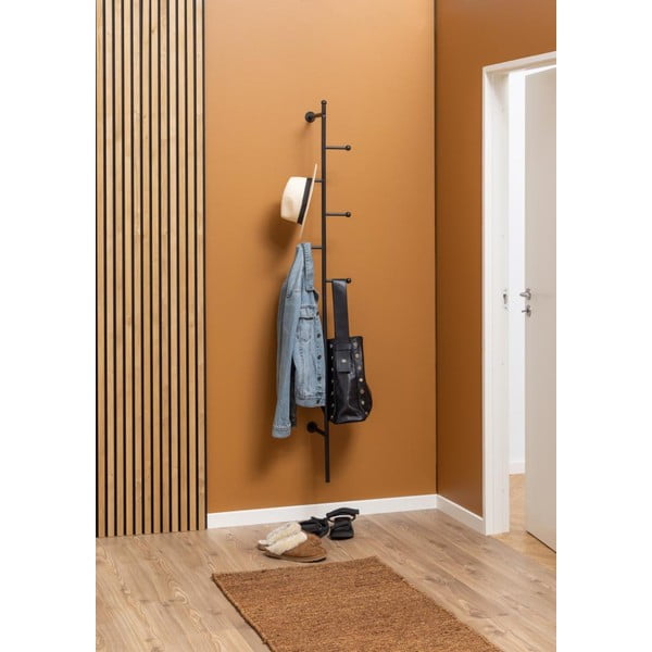 Gancio in metallo nero Aspen - Actona-image-1