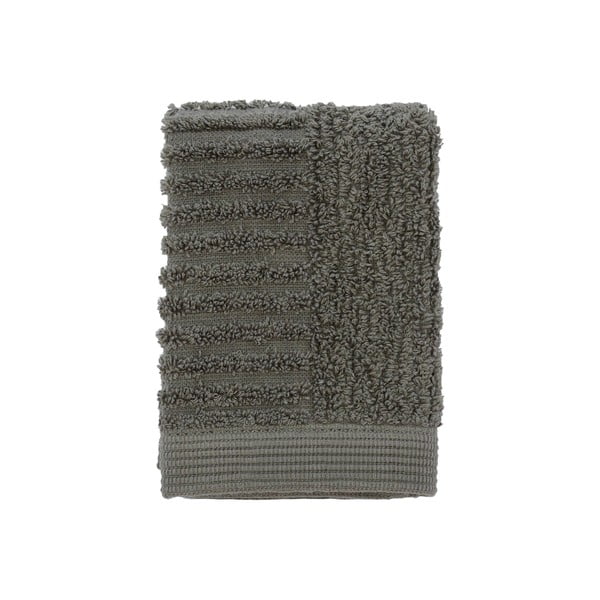 Asciugamano tipo terry color kaki in cotone 30x30 cm Classic – Zone