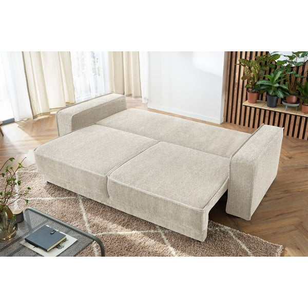 Divano letto beige Emile - Bobochic Paris-image-4