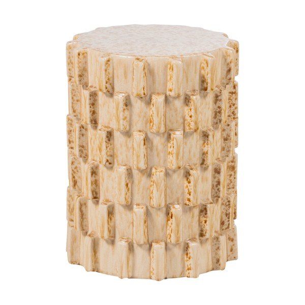 Tavolino rotondo in ceramica ø 35 cm Axu – WOOOD