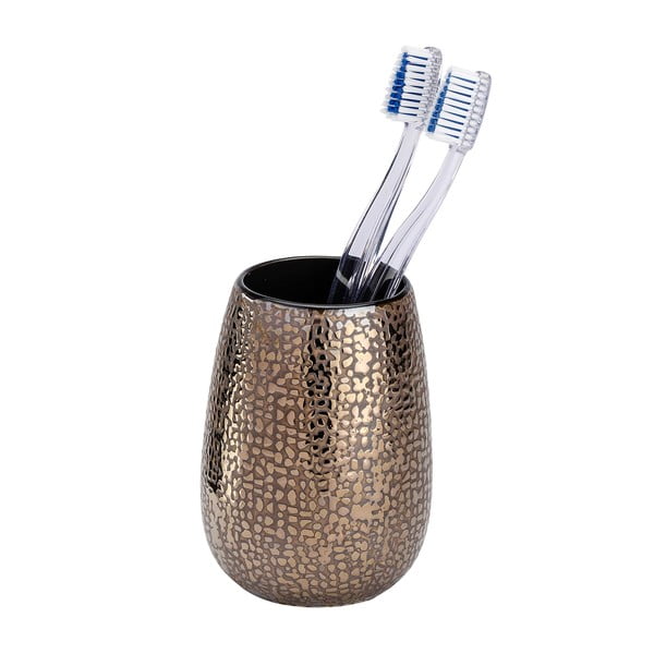 Set di accessori da bagno in ceramica color bronzo Marrakesh - Wenko-image-3