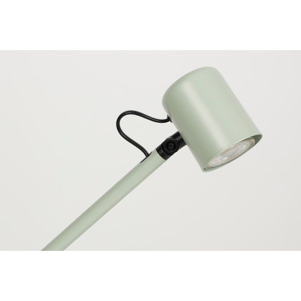 Lampada da tavolo verde chiaro in metallo (altezza totale 45,5 cm) Aero – White Label-image-2