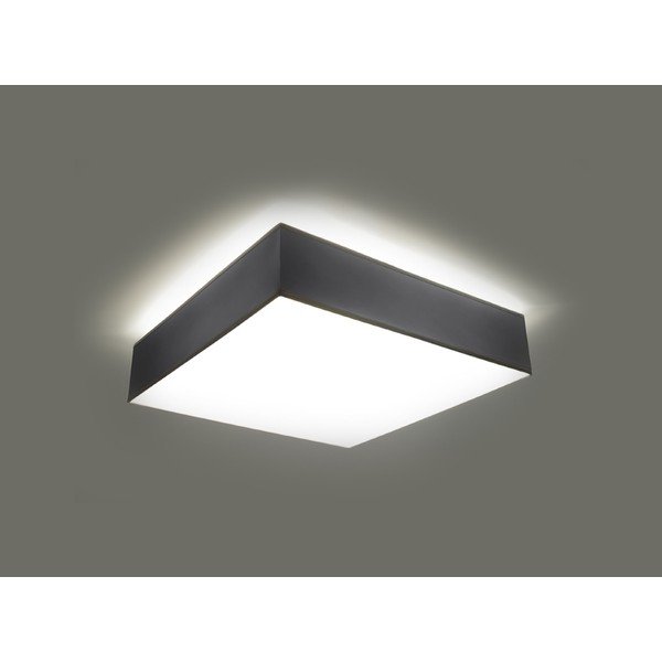 Lampada da soffitto grigia 25x25 cm Mitra - Sollux-image-3