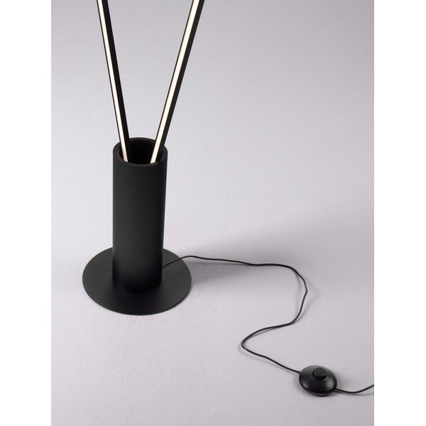 Lampada da terra LED nera opaca in metallo con struttura flessibile (altezza totale 181 cm) Kimolia – Nova Luce-image-2