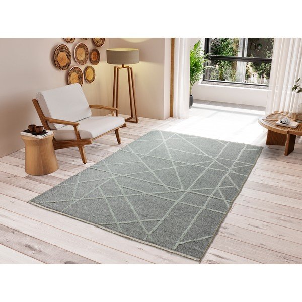 Tappeto grigio 80x150 cm Lux - Universal-image-1
