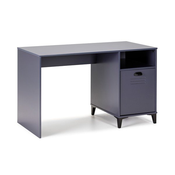 Scrivania blu Zack, 120 x 75 cm - Marckeric-image-3
