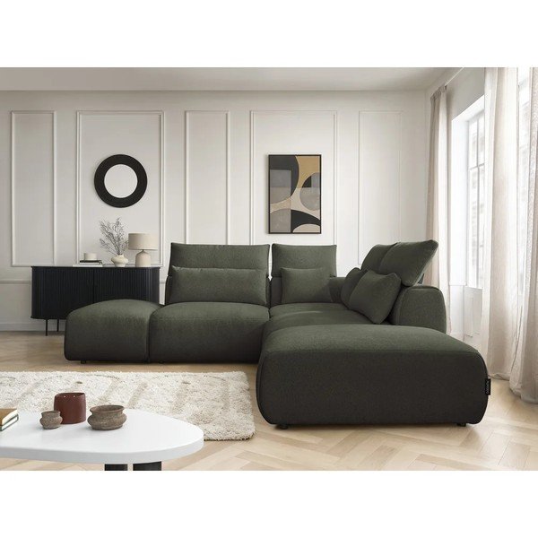 Divano angolare componibile verde reclinabile Jana – Bobochic Paris-image-2