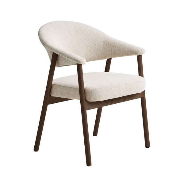 Set di sedie da pranzo color crema in rovere massiccio con braccioli 2 pz Elk – Unique Furniture