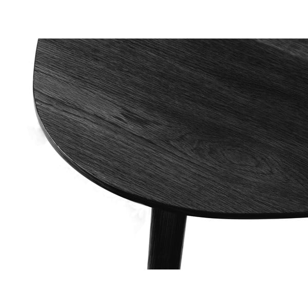 Tavolini neri in set di 2 70x100 cm Adda - Unique Furniture-image-3