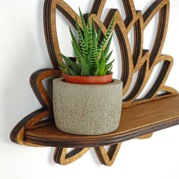 Ripiano in colore naturale 33 cm Lotus - Kalune Design-image-4