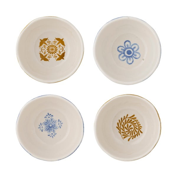 Ciotoline in set blu e arancioni in gres 4 pz 200 ml Milton – Bloomingville-image-3