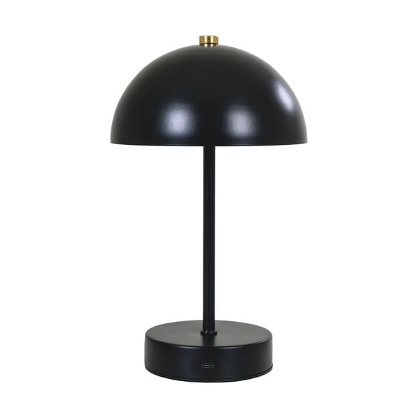 Lampada da tavolo a LED nero lucido (altezza 25 cm) Holt - House Nordic-image-3