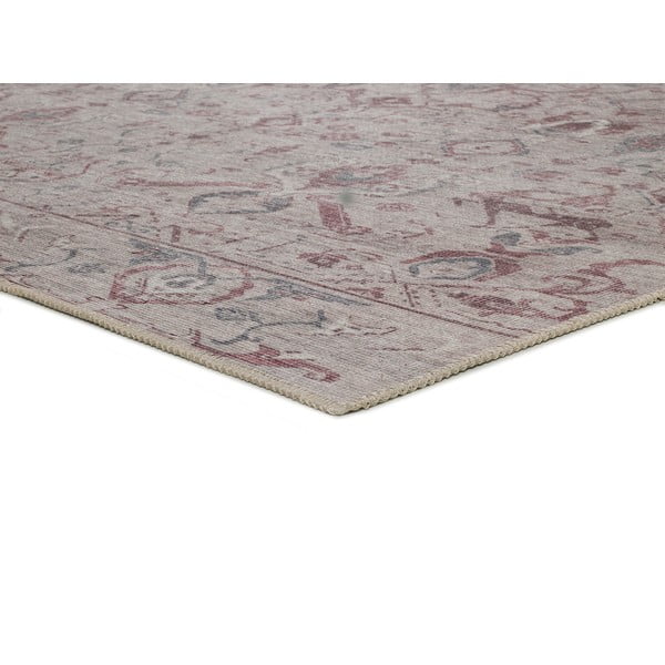 Tappeto rosso e crema 120x170 cm Mandala Terra - Universal-image-2