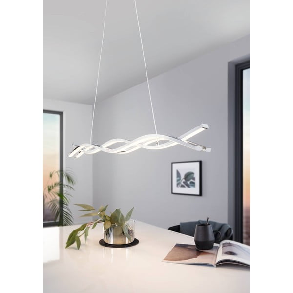 Lampadario LED argentato LASANA 2 – EGLO-image-1