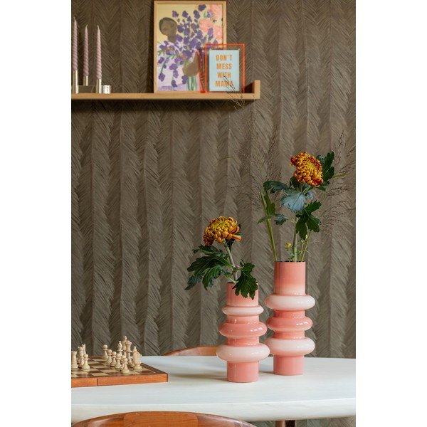 Vaso rosa in ferro (altezza totale 30 cm) Grato – PT LIVING-image-1