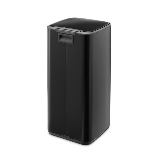 Cestino per la spazzatura nero opaco in acciaio con pedale 30 l Bo – Brabantia-image-4