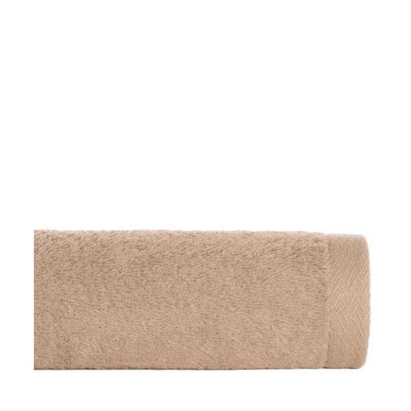 Asciugamano in cotone beige scuro, 30 x 50 cm Alfa - Boheme