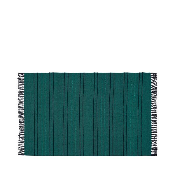 Coperta verde in cotone 140x200 cm Tap – Hübsch