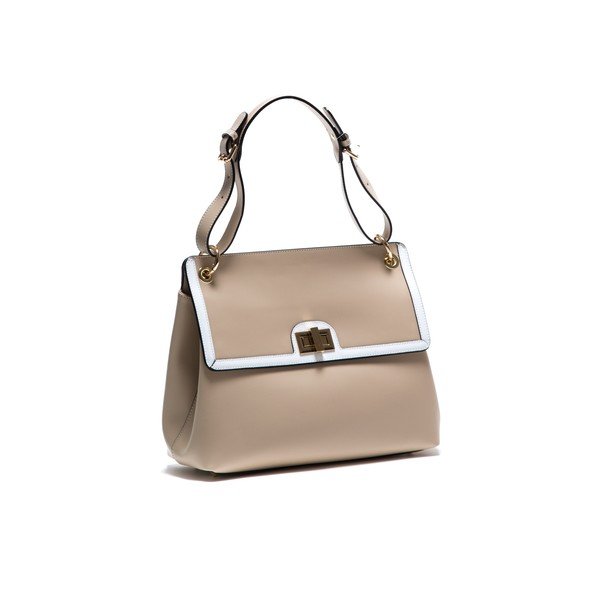 Kožená kabelka Anna Luchini 3043 Beige-image-1
