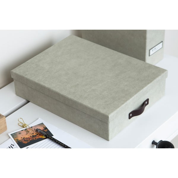 Organizzatore di cartone per documenti Oskar - Bigso Box of Sweden-image-1