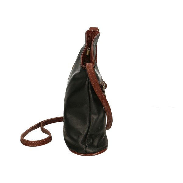 Borsa in pelle nera e marrone Garturo - Chicca Borse-image-4