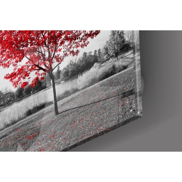 Pittura su vetro Albero rosso - Insigne-image-2