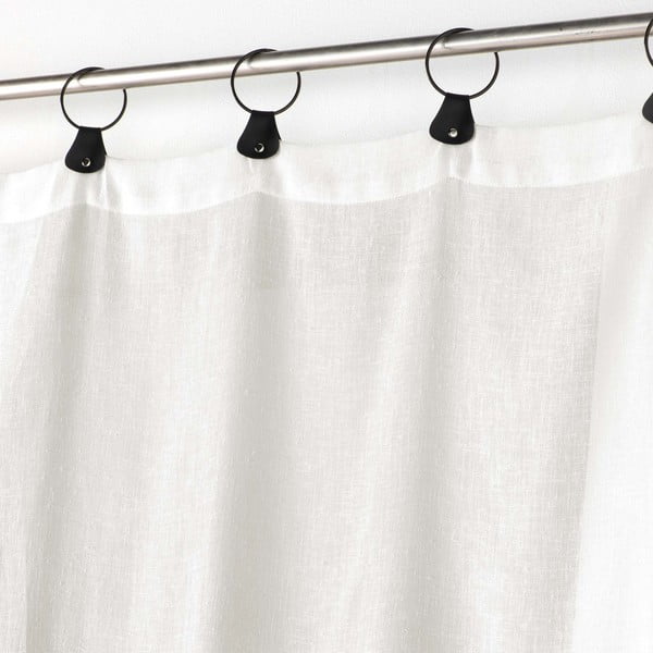Tenda in voile bianco 140x240 cm Linka - douceur d'intérieur-image-1