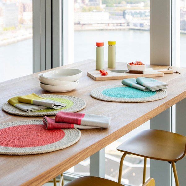 Tovaglioli in tessuto in set da 2 Mint - Remember-image-3