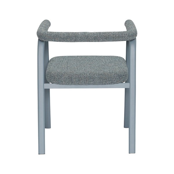 Set di sedie da pranzo grigia in imbottito con braccioli 2 pz Ecto – Hübsch-image-3