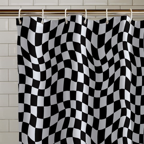 Tenda per doccia 180x180 cm Checkerboard – Catherine Lansfield