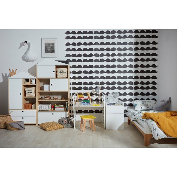 Armadio bianco per bambini Amsterdam East - BELLAMY-image-1