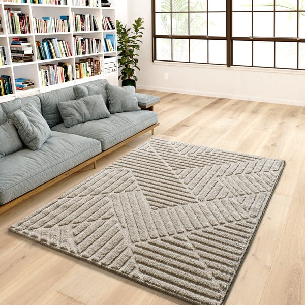 Tappeto beige 80x150 cm Numa – Universal-image-1