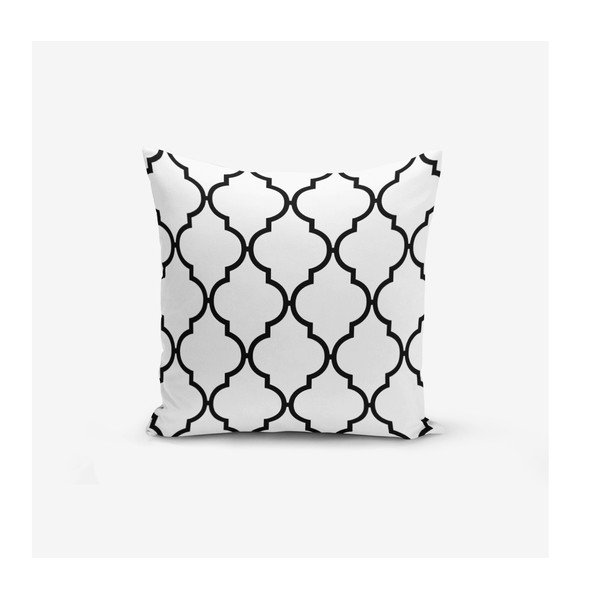 Set di 4 federe BW Graphic Patterns, 45 x 45 cm - Minimalist Cushion Covers-image-4
