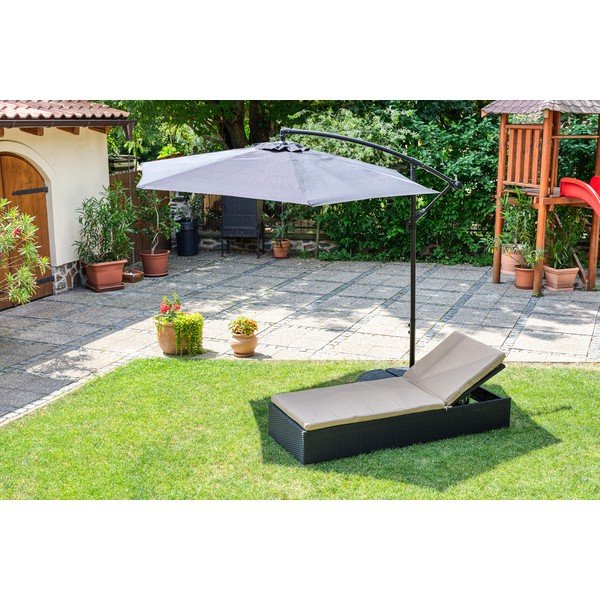 Ombrellone nero ø 300 cm Happy Sun – Bonami Essentials-image-4