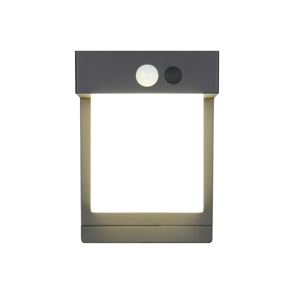 Illuminazione esterna LED con alimentazione a pannelli solari con sensore di movimento da parete (altezza totale 14 cm) Colombo – Reality-image-2