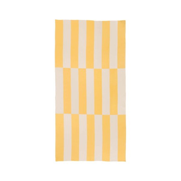 Telo mare giallo in cotone 100x160 cm Su – noo.ma