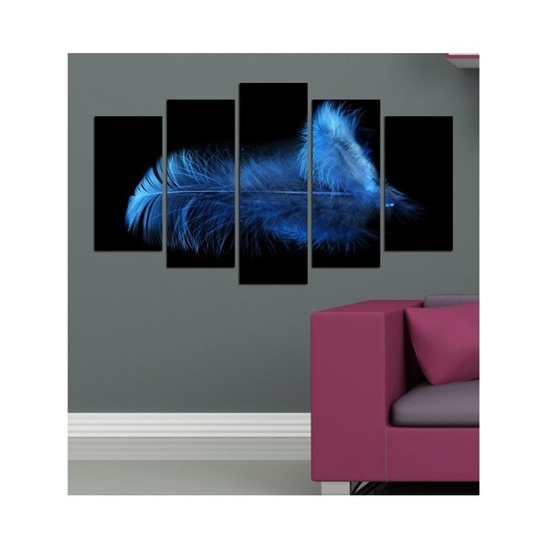 Quadro multiplo Deep Azul, 102 x 60 cm - 3D Art-image-1