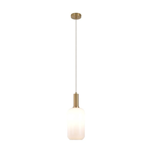 Lampadario color oro con paralume in vetro ø 13 cm Chelsea - House Nordic