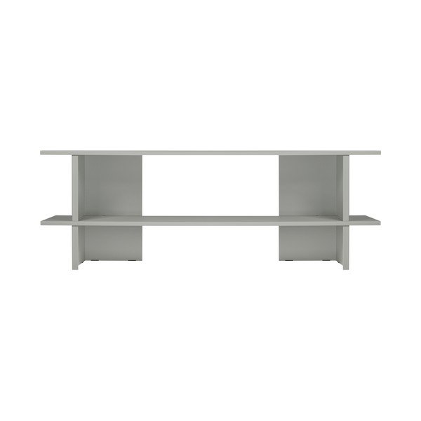 Scaffale grigio chiaro in metallo 160x57x37 cm Hes – noo.ma-image-2