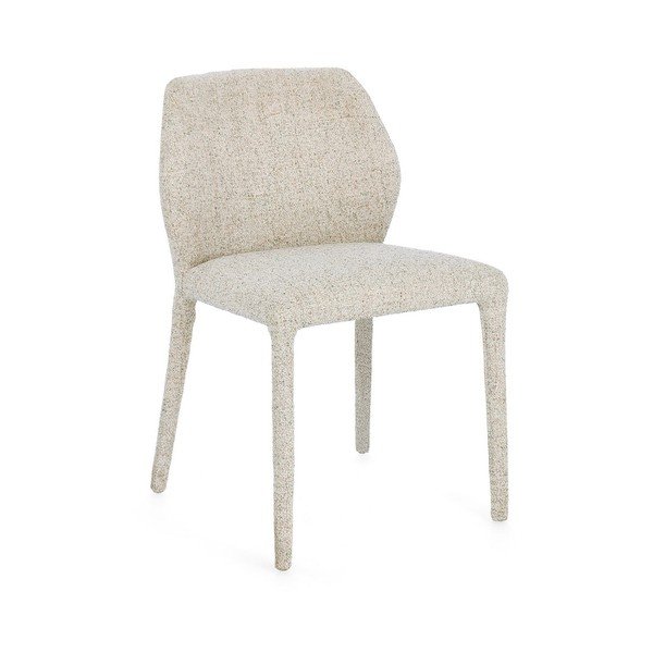 Sedia da pranzo beige imbottito Libby – Bizzotto