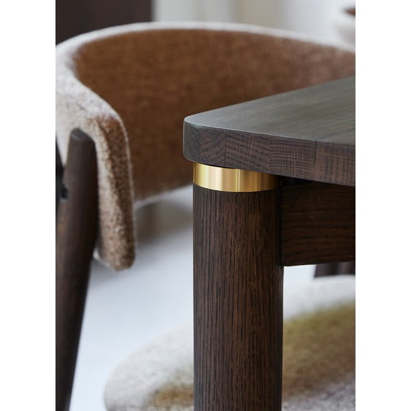 Tavolo da pranzo marrone scuro allungabile 95x180 cm Arun - Unique Furniture-image-3