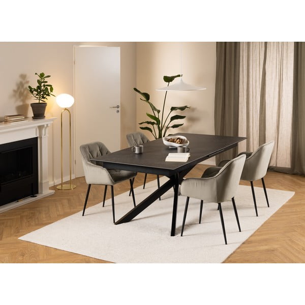 Tavolo da pranzo pieghevole in ceramica 100x240 cm Irwine - Actona-image-1