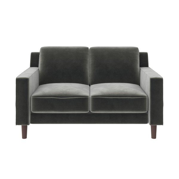 Divano in velluto grigio 83 cm Brynn - Støraa