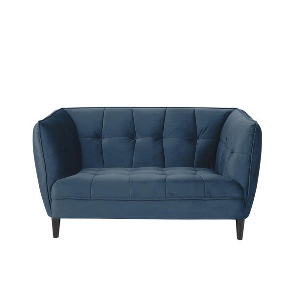 Divano in velluto blu , 146 cm Jonna - Actona